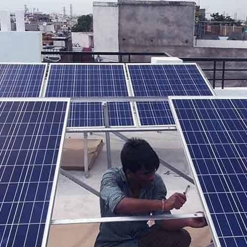 Solar Panel Installation by solar sense team 