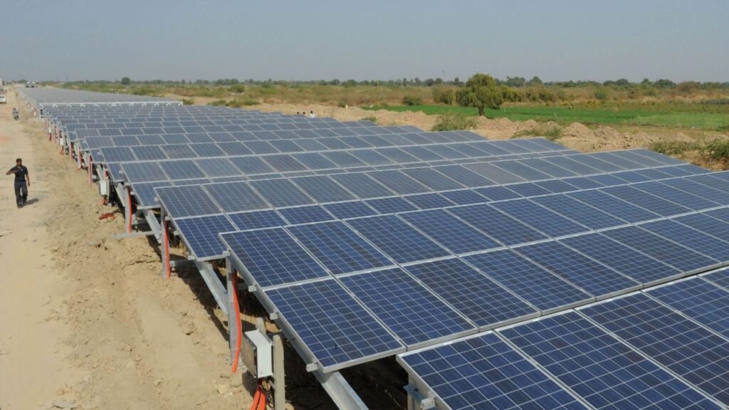 Indian large scale solar panel system
solar sense  technologies