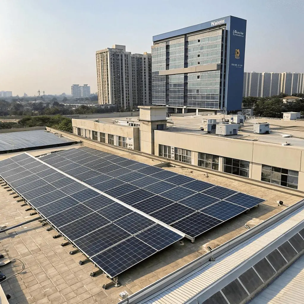 solar sense installation plant
